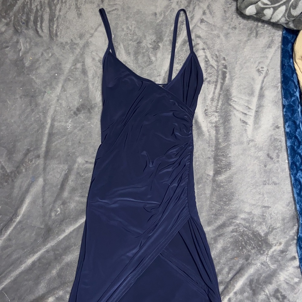 Dark Blue Mini Dress